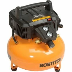 Hot Sale ⌛ Bostitch BTFP02012, PortableElectirc Air Compressor , 0.8 HP, 6 Gallon, Pancake, 2.6 CFM 🤩