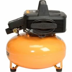 Hot Sale ⌛ Bostitch BTFP02012, PortableElectirc Air Compressor , 0.8 HP, 6 Gallon, Pancake, 2.6 CFM 🤩 -Air Compressors & Accessories SHOP 602296 02