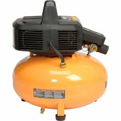 Hot Sale ⌛ Bostitch BTFP02012, PortableElectirc Air Compressor , 0.8 HP, 6 Gallon, Pancake, 2.6 CFM 🤩 -Air Compressors & Accessories SHOP 602296 06