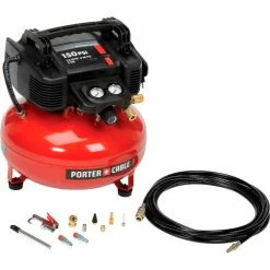 Coupon ๐ฅ Porter Cable® C2002-WK, Portable Electric Air Compressor, 0.8 HP, 6 Gallon, Pancake, 2.6 CFM ๐ 21 Coupon ๐ฅ Porter Cable® C2002-WK, Portable Electric Air Compressor, 0.8 HP, 6 Gallon, Pancake, 2.6 CFM ๐ -Air Compressors & Accessories SHOP 602297 02