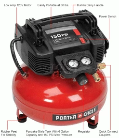 Coupon ๐ฅ Porter Cable® C2002-WK, Portable Electric Air Compressor, 0.8 HP, 6 Gallon, Pancake, 2.6 CFM ๐ 30 Coupon ๐ฅ Porter Cable® C2002-WK, Portable Electric Air Compressor, 0.8 HP, 6 Gallon, Pancake, 2.6 CFM ๐ -Air Compressors & Accessories SHOP 602297 1wco