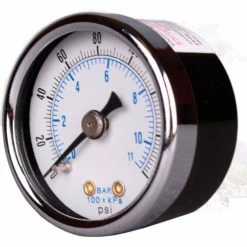 Best Sale 😀 Arrow Pneumatics Arrow 1681, 2" Pressure Gauge with 1/8" NPT Connection, Center Back Mount, 0-160 PSI 💯