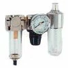 Promo 😀 Arrow Pneumatics Arrow 1/4" Mini F/R & Lubricator 7622, Gauge, Poly Bowl, Manual ❤️