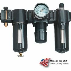 Discount 😍 Arrow Pneumatics Arrow 1/2" Modular FRL W/End Ports VC33354, Gauge, Poly Bowl, Manual & Arrow Fog LUBR, OSHA Valve ⭐