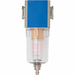 Deals ❤️ Bimba-Mead, Filter, MGF200-06-S, 1/8" NPT Ports, Semi-Automatic Drain, Polycarbonate Bowl 🤩