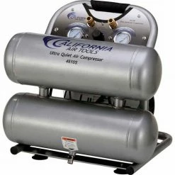 Flash Sale 🎉 California Air Tools CAT-4610S, Portable Elec Air Compressor, 1 HP, 4.6 Gallon, Twin Stack, 2.2 CFM 🔥