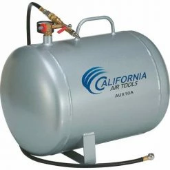 Hot Sale 😍 California Air Tools AUX10A, 10 Gallon Lightweight(Rust Free) Portable Aluminum Air Tank, Horizontal 😍 -Air Compressors & Accessories SHOP CAT AUX10A 5