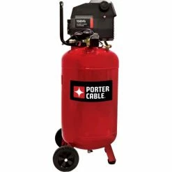 Brand new ⭐ Porter Cable® PXCMF220VW,Portable Electric Air Compressor, 1.5HP, 20 Gal, Vertical, 4 CFM 🔔