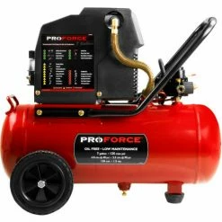 Best Pirce 🔔 ProForce 7 Gallon Direct Drive Portable Oil Free Electric Air Compressor with Kit ⭐
