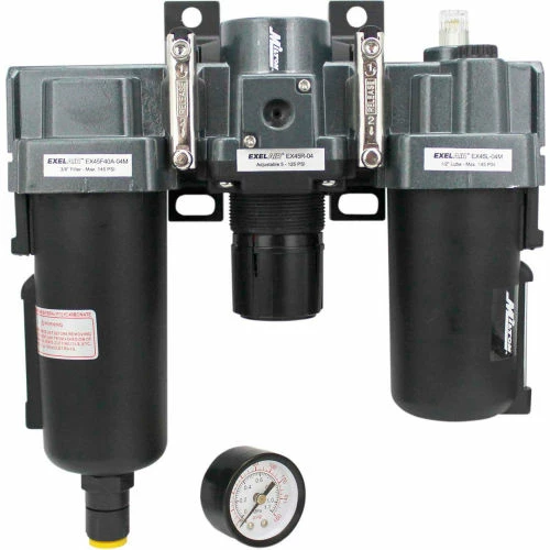 Brand new ๐ฅฐ Exelair EX45FRL40A-04M Filter/Regulator/Lubricator Metal Bowl 1/2" NPT 145 PSI 40 Micron ๐งจ 2 Brand new ๐ฅฐ Exelair EX45FRL40A-04M Filter/Regulator/Lubricator Metal Bowl 1/2" NPT 145 PSI 40 Micron ๐งจ - Image 2