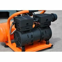 Flash Sale 🥰 EMAX Portable Silent Air Electric Compressor 1.5 HP 5 Gal 5.29 CFM Dual Regulator ❤️ -Air Compressors & Accessories SHOP HP15P005SS hot dog motor