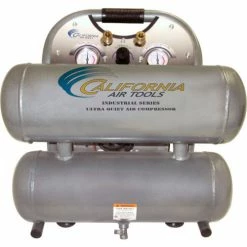 Best Pirce 🧨 California Air Tools CAT-4610ALFC, Portable Elec Air Compressor, 2HP, 4.6 Gallon, Twin Stack, 3 CFM 💯