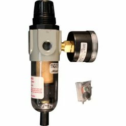 Best Sale 🔥 Milton S-1142 Mini Piggyback Filter/Regulator Polycarbonate Bowl 1/4" NPT 150 PSI 20 Micron ✨ -Air Compressors & Accessories SHOP S 1142 UOS