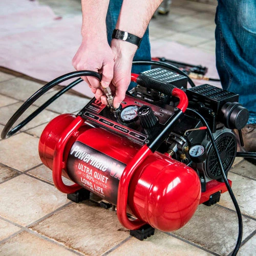 Coupon 🛒 Powermate 2 Gallon 125 PSI 1 HP Ultra Quiet Oil Free Electric Air Compressor 🎉 - Image 5