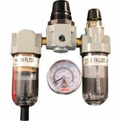 Best Pirce 🔔 Milton S-1140 Deluxe Filter/Regulator/Lubricator Polycarbonate Bowl 1/4" NPT 150 PSI 20 Micron 👍